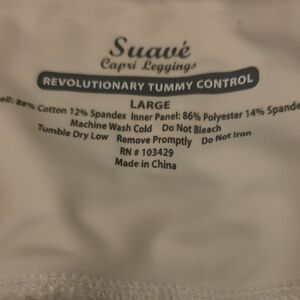 2 Pairs of Suavé Women's Capri Leggings